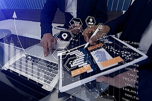 officers looking thorugh background check information