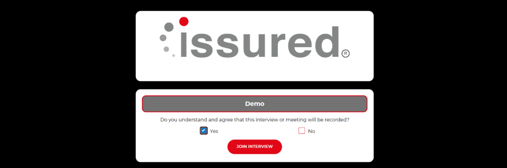 Greetings page when clicking on a Mea: Connexus video link