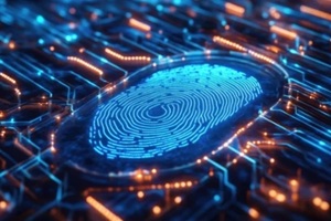 fingerprint on circuit board