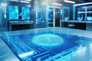 high-tech fingerprint analysis using 3D scanning and automated forensic systems